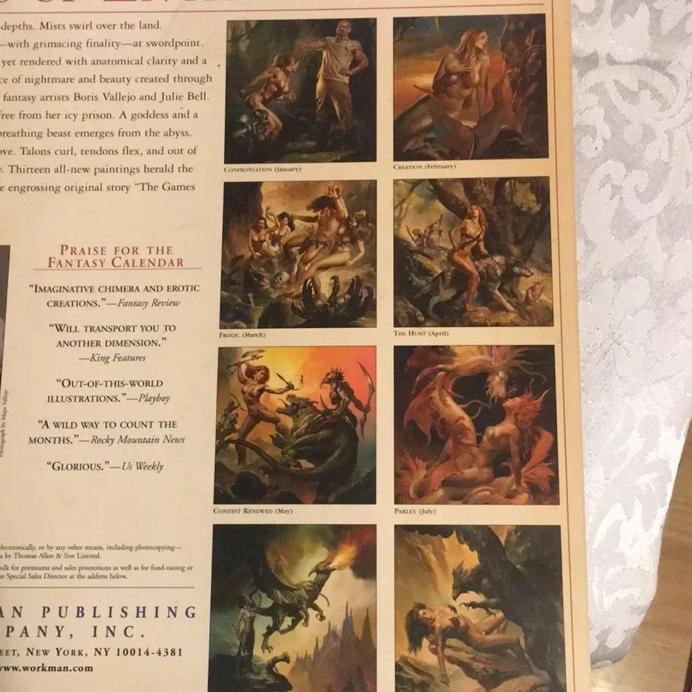 Boris Vallejo & Julie Bell Bundle 8 items